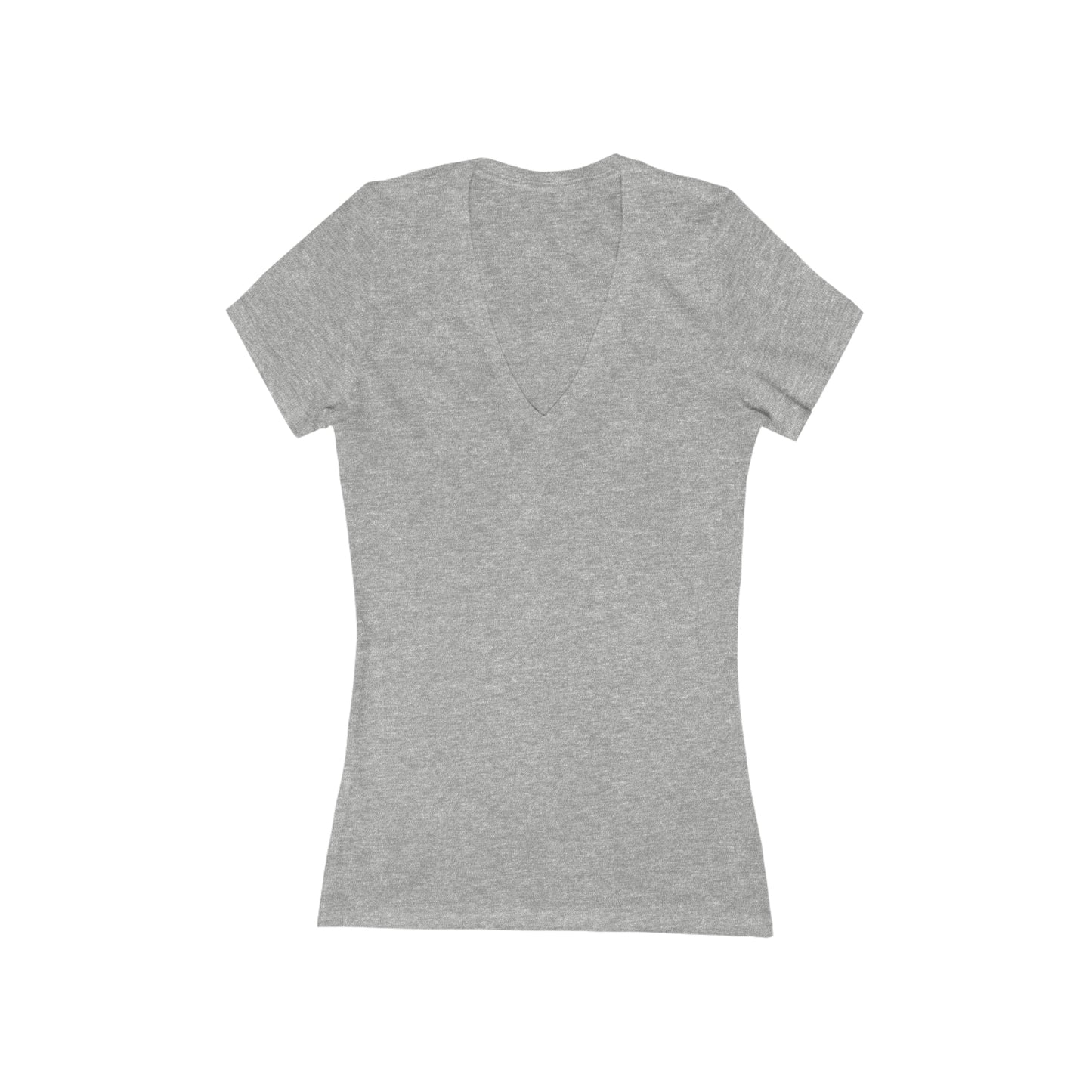 Women's Jersey Short Sleeve Deep V-Neck Tee